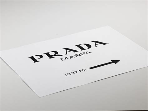 quadro con scritta prada|Poster Prada Marfa in bianco e nero. Gossip girl quadro di moda .